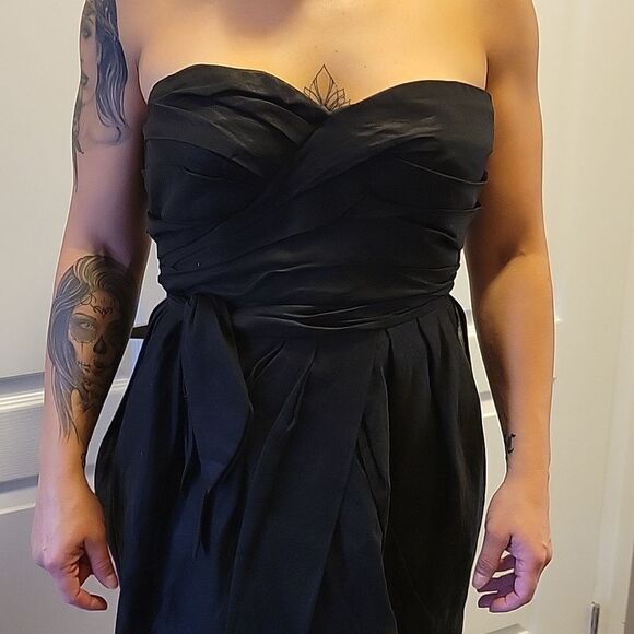 MARC JACOB'S BLACK STRAPLESS MINI DRESS - Picture 3 of 12